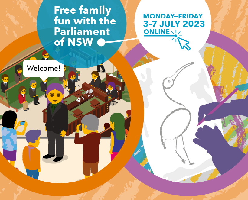 FREE ONLINE EVENTS – FAMILY FUN WITH NSW PARLIAMENT