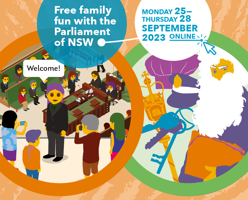 FREE ONLINE EVENT – Free family fun with the Parliament of NSW