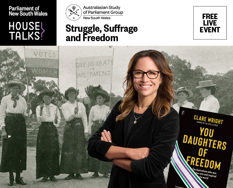 Free Event: House Talks – Struggle, Suffrage and Freedom